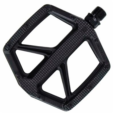 Pedal, Plataforma, Nylon, Absolute Flat, Eixo 9/16 Boron, Bucha DU, com Esferas, com Refletor, Preto – Par – foto 1