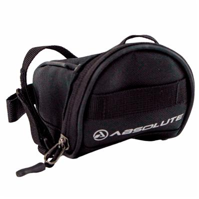 Bolsa de Selim Absolute 0,7l, Oxford / poliester, Fixação Velcro, 18x9x8cm, Preto – foto 1