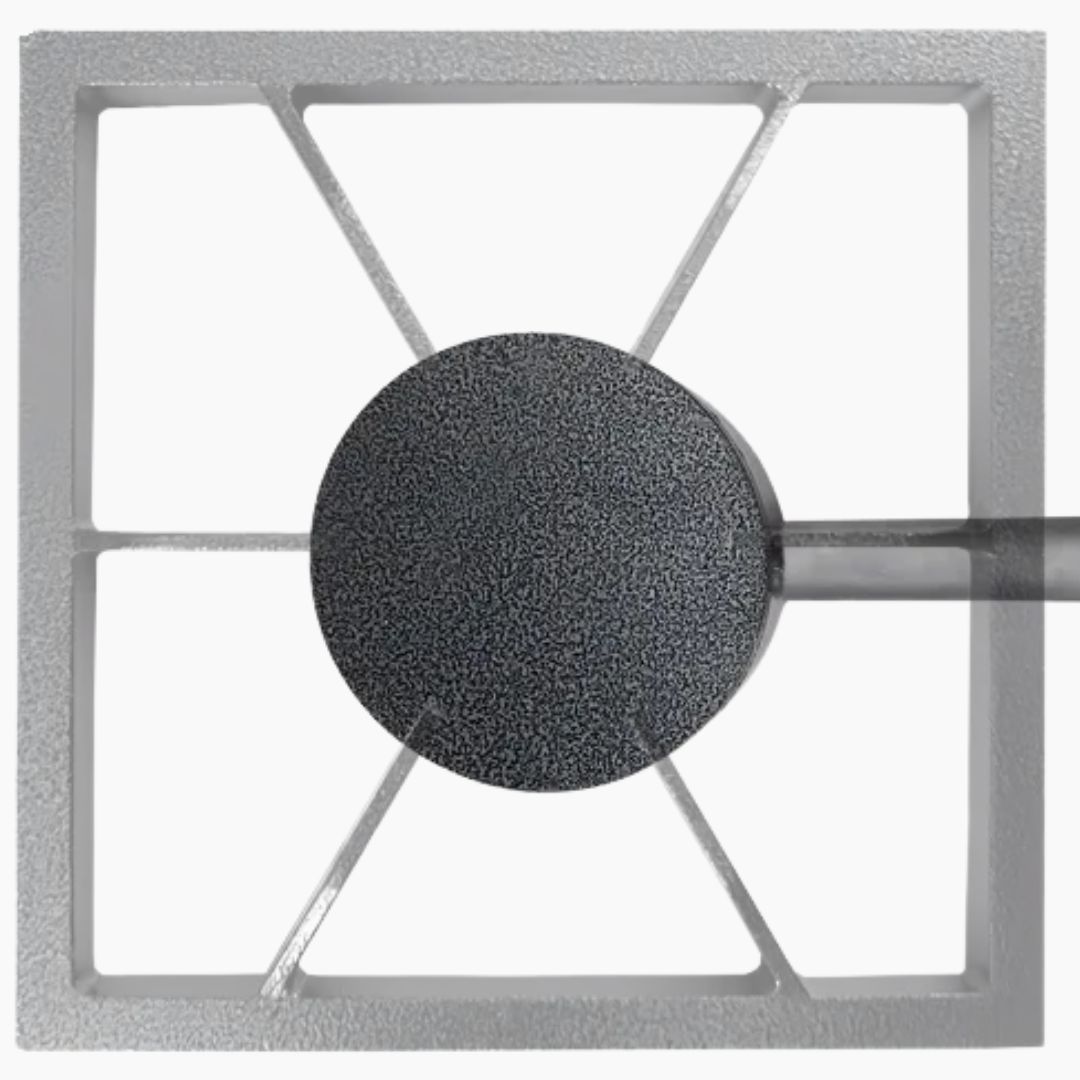 Fogão Industrial Mr Fogões Standard 4 Bocas Com Forno Vidro Com Porta Com Visor - Preto