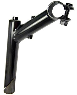Suporte de Guidão, Mtb, 25,4x100mm, +40º, Aço Preto, 1 Parafuso, com Furo para Conduite, com Expander Allen 21,1mm, 373 Gramas Logan – foto 1