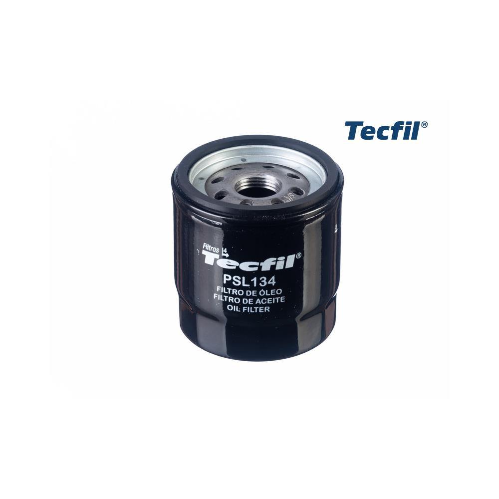 Filtro de Óleo Tecfil PSL134 Chery Tiggo 3X/QQ, Lifan Foison/530/620/320/X60, Effa Motors Ulc Picape/M-100/Ulc Furgão/Start Picape/Ruiyi