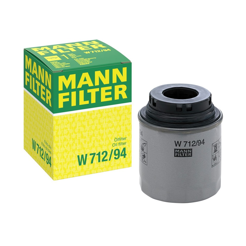 Filtro Blindado Óleo Lubrificante Mann-filter W712/94 Audi A1
