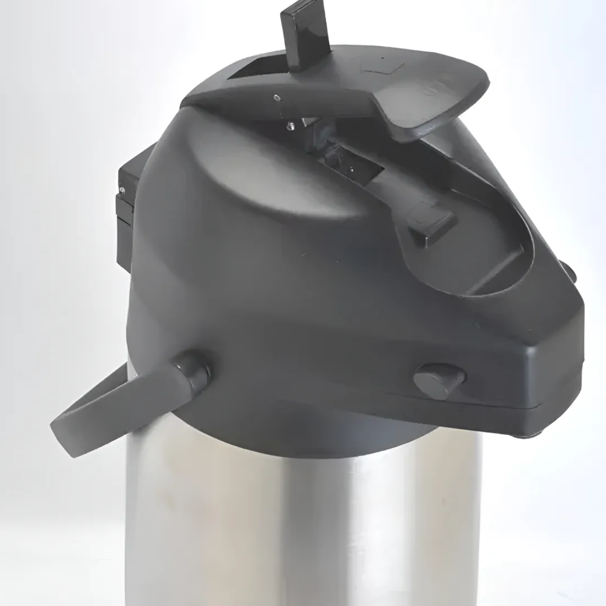 Garrafa Térmica Excellence 1,9L Inox/Preto Alta Qualidade