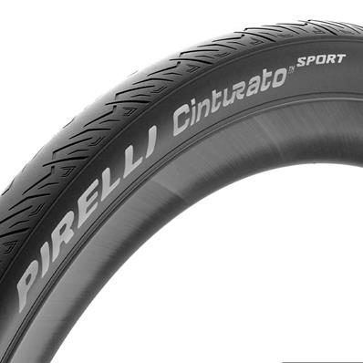 Pneu, Kevlar, 700x26c, Pirelli Cinturato Sport, Carcaça Techwall+ 60tpi, Composto Pro, Preto, 215g – foto 1