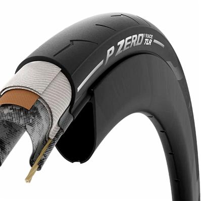Pneu, Kevlar, 700x40c, Pirelli P Zero Race Tlr Tubeless, Carcaça Speedcore, 120tpi, Composto Smartevo, 410g – foto 1