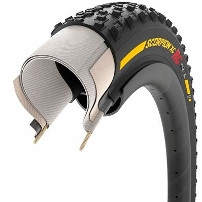 Pneu, Kevlar, 29x2.40, Pirelli Scorpion Race Xc Rc Team Edition (logo Amarelo), Carcaça Prowall, 120tpi, Composto Smartgip, 700g – foto 1