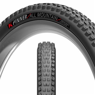 Pneu, Kevlar, 27.5X2.40 K1241, Pinner Pro, All Mountain, 120tpi, preto, 960g Kenda – foto 1
