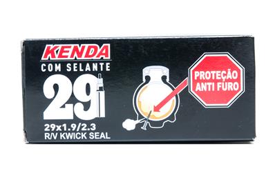 Câmara, 29x1.9/2.3, Presta, Kenda Kwick Seal, Válvula Removível, Butyl, com Selante, Veda Furos Até 3mm – foto 2