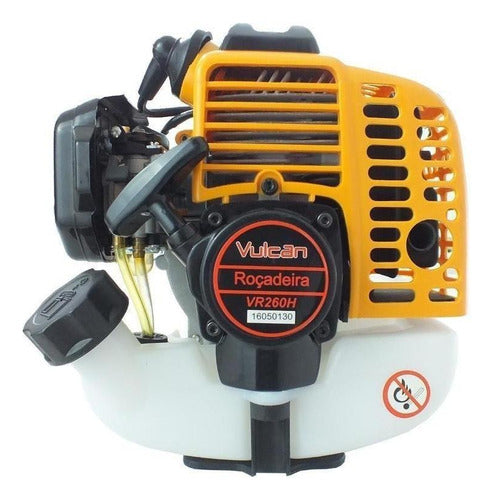 Roçadeira Profissional Aparador De Grama Vulcan Trent Vr260h