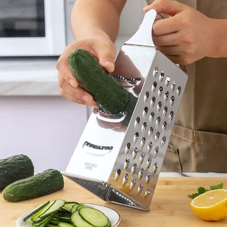 Ralador 4 Lados Inox Attuale Legumes Queijo Cozinha