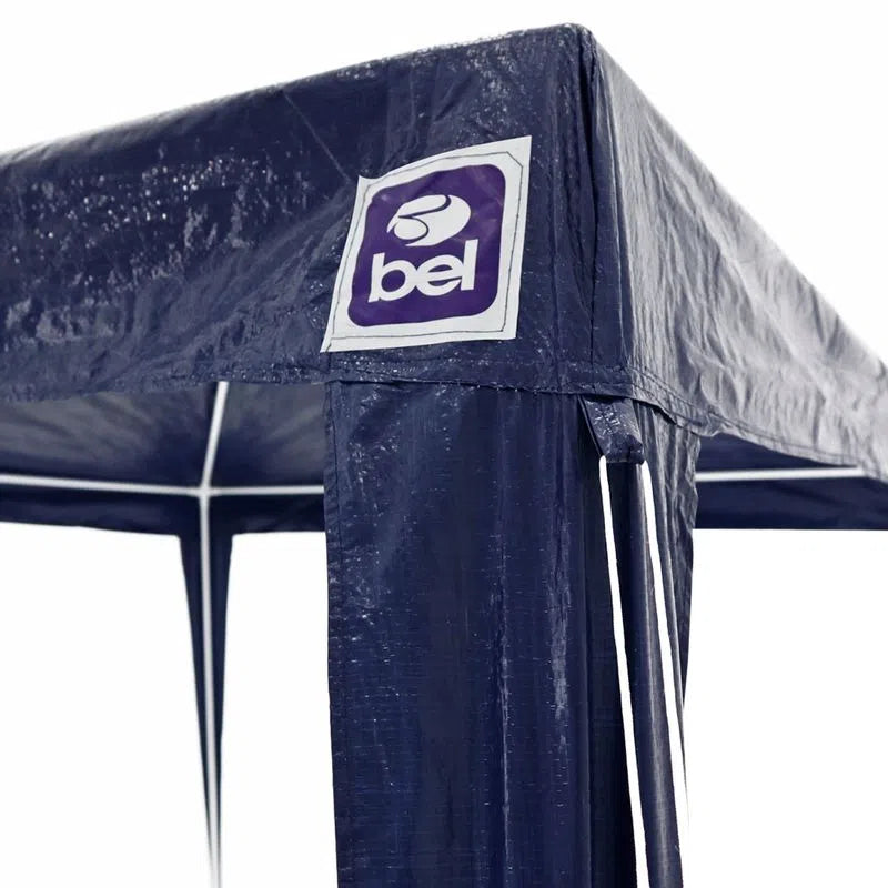 Tenda Gazebo Tubular 3m X 3m Polietileno Azul Bel