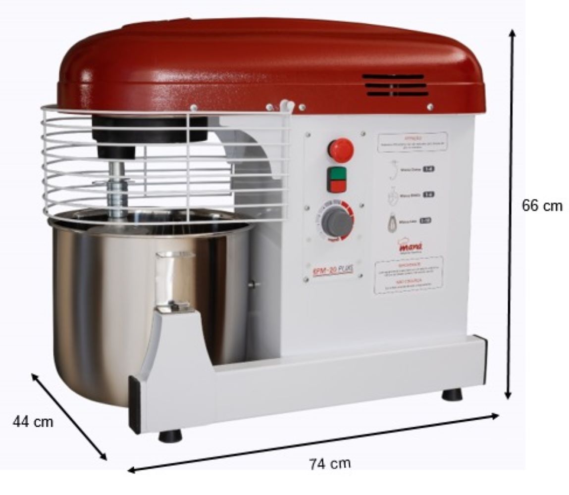 Batedeira Maná Semi Industrial Bpm-18 Plus 110 v/220 v