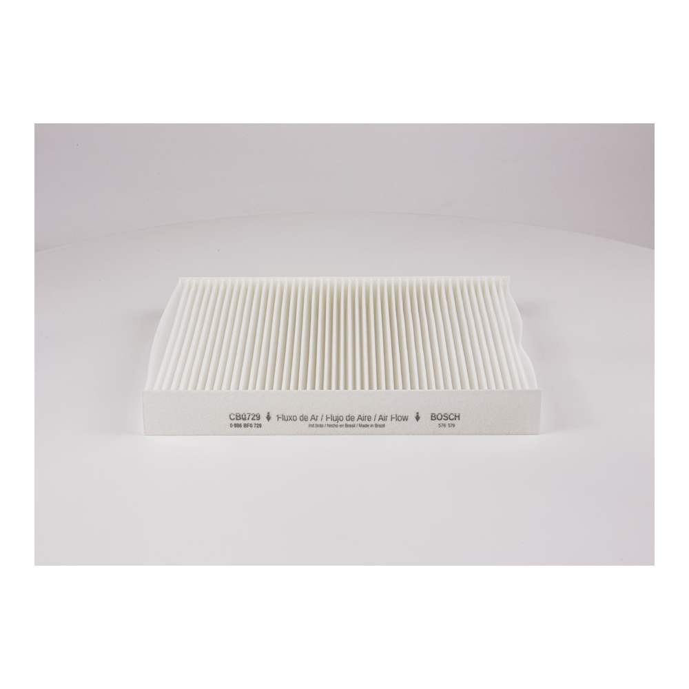 Filtro de Cabine Cb0729 Bosch 0986BF0729 GM Onix/Equinox/Camaro/Onix Plus/Tracker/Montana/Cruze/Cruze SPORT6/Bolt/Corvette/Celta, Ford Ka