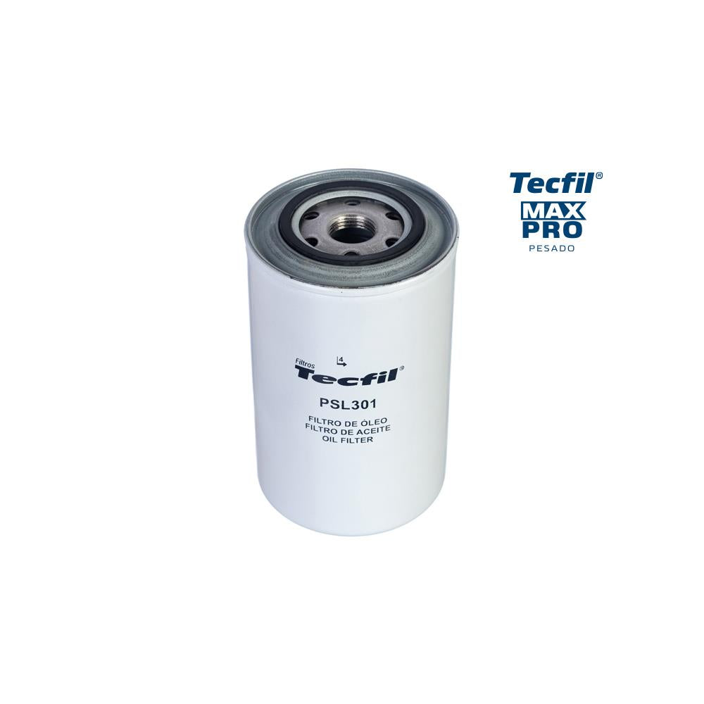 Filtro de Óleo Tecfil PSL301 Mercedes LA 1418/LK 1414/L 2318/L 1418/1214 K/L 1620/1418 E/L 1418 E/LK 1318/1718/LK 1620/OF 1618/1718 A/OF 1721/L 1218