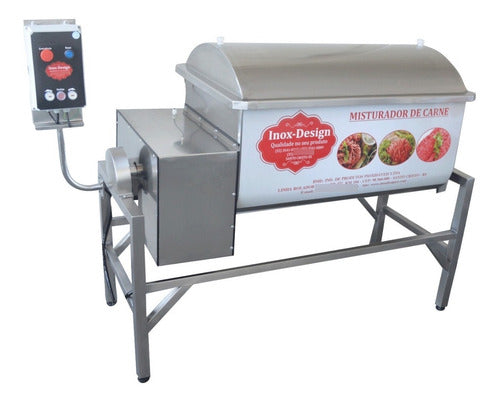 Misturadeira Carne Industrial 210 Litros Misturador 304