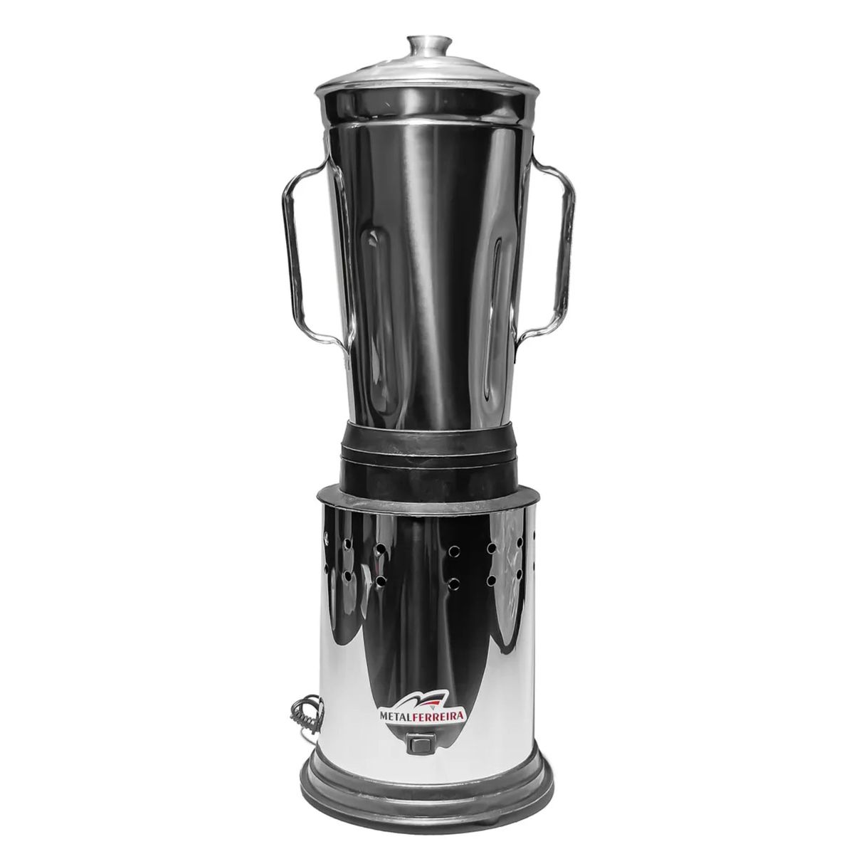 Liquidificador Baixa Rotação Em Inox 6 Litros Metal Ferreira