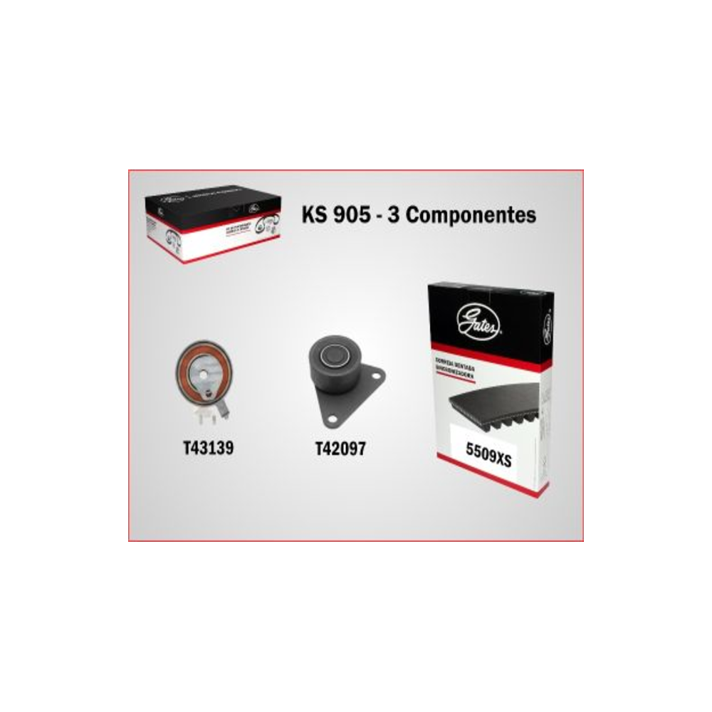 Kit Sincronizadora Gates KS905 Volvo XC90/S40/V40/S60/XC70/V70, Renault Laguna