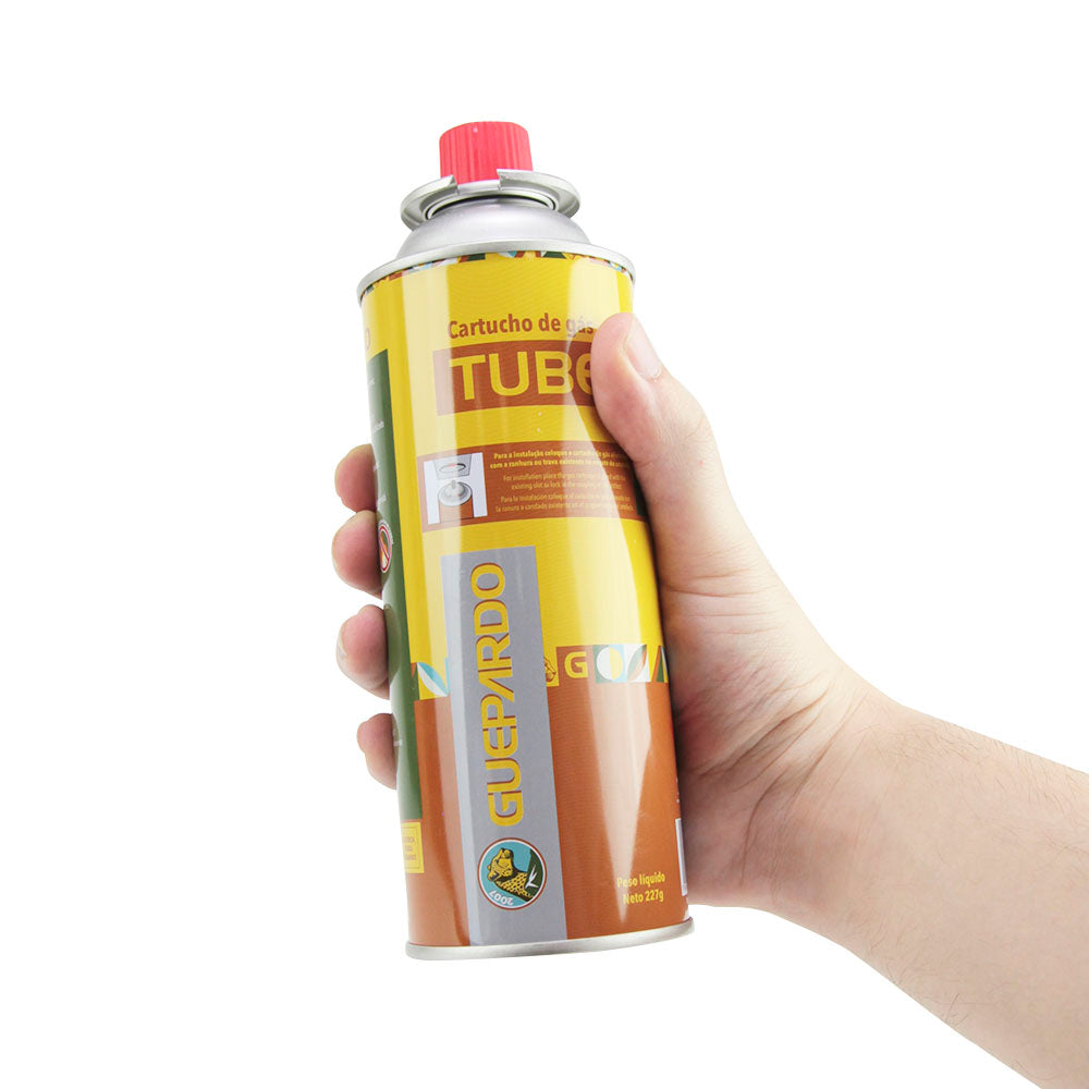 4 Latas Kit Gás Butano Refil Para Maçarico Fogão Portatil