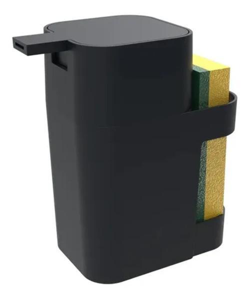 Dispenser De Detergente De Pia Preto 600Ml Soprano