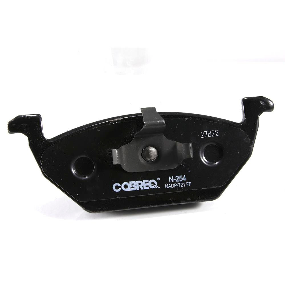 Pastilha de Freio Cobreq N-254 VW Polo/Golf/Bora/Crossfox/Jetta/Polo Sedan/Polo Classic/New Beetle, Audi A3