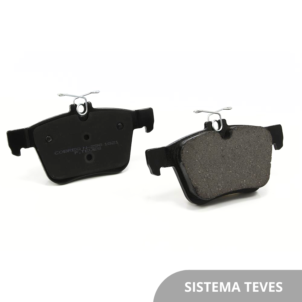 Pastilha de Freio Cobreq N-296 VW Golf Variant/Golf/Tiguan/Passat/Jetta/Taos/Passat Variant, Audi TT/A3/A3 Sedan/Tts/S3
