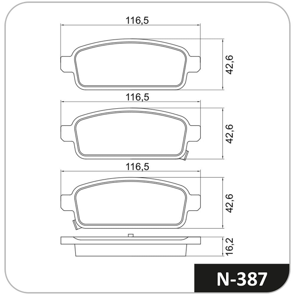 Pastilha de Freio Cobreq N387 GM Cruze/Cruze SPORT6