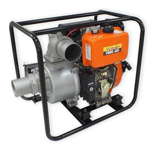 Motobomba Vmbe40d Autoescorvante 4'' Á Diesel 4 Tempos 406cc