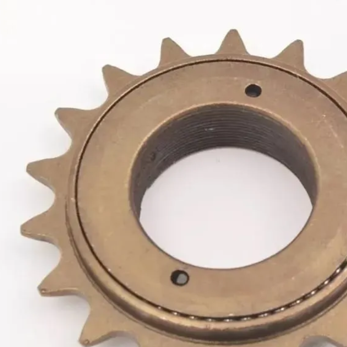 Catraca Bicicleta Roda Livre Bike 18 Dentes Esferada Dourada