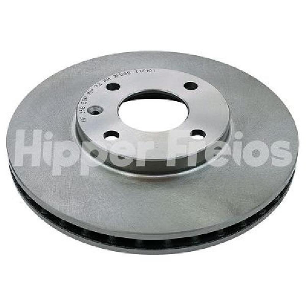Disco de Freio Ventilado Sem Cubo Dianteiro Hipper Freios HF 25B Caixa com 2 Daewoo Espero/Lanos, GM Astra/Vectra