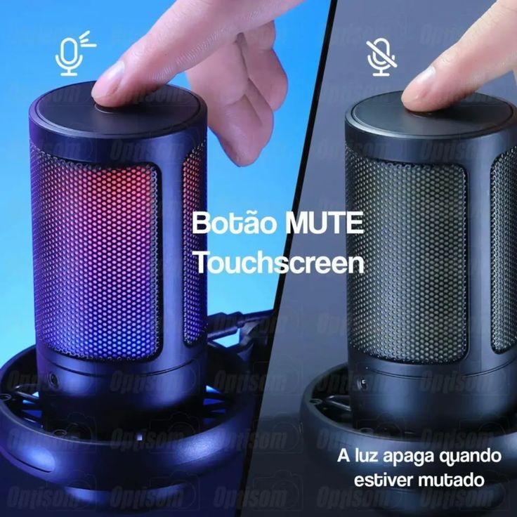 Microfone Rgb Com Usb Type-c 1.8m Tomate Mt-1060r