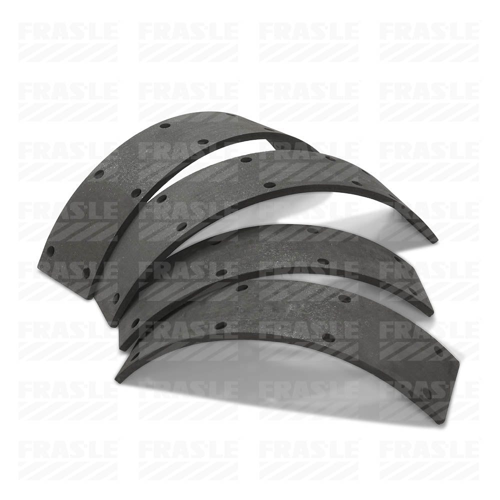 Lona de Freio Traseira Fras-le 2080-T LA/720 GM C-20/A-20/Bonanza/Veraneio/D-20/C-100/A-10/D-10/C-10, Ford F-1000/Galaxie, Agrale TX 1.200