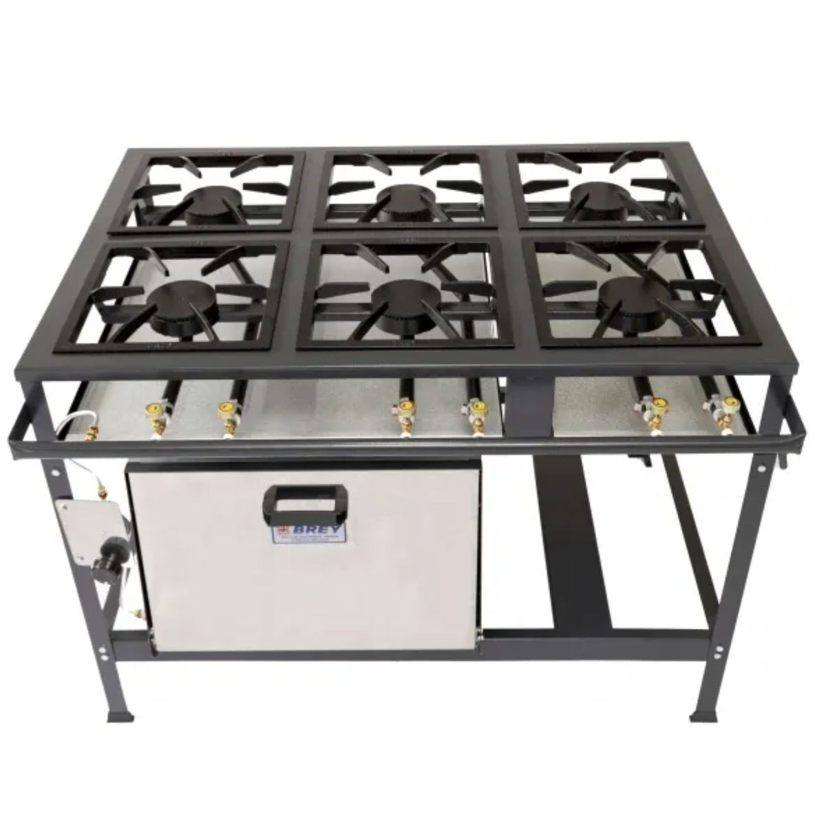 Fogão Industrial 6 Bocas Forno Alta Pressão 30x30