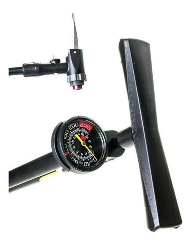 Bomba De Ar Tripé Giyo Faz Tubeless Para Bicicleta