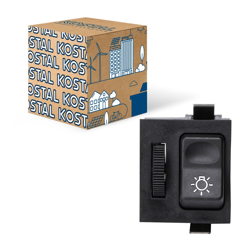 Interruptor de Luzes Kostal 3040100 Mercedes O 500/Axor/Atego/OF 1721/LO 815/OF 1724/1718 M/LS 1632/LS 1938/OF 1218/Actros/L 1620/1718 M96/Accelo