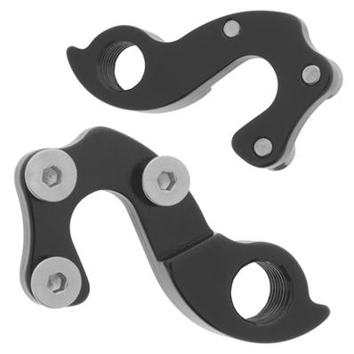 Gancheira, G080, Alumínio Cnc, Anodizado Preto, 3 Parafusos: Oggi Cadenza Gantech – foto 1