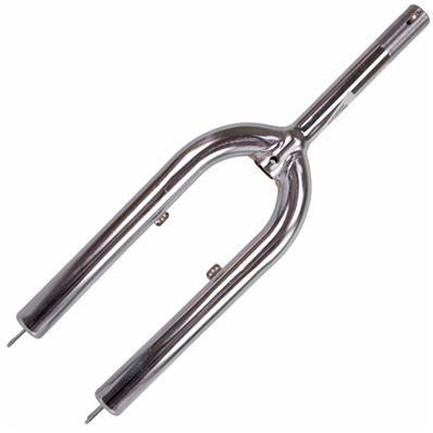 Garfo 20 Cross/ Free Style, Aco, V-brake, Cromado, Gancheira Soldada, Canote 21,1mm Dnz – foto 1