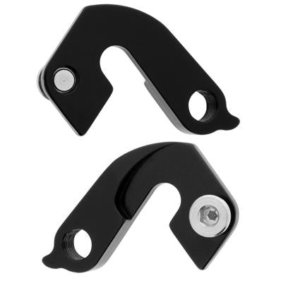 Gancheira, G004, Alumínio Cnc, Anodizado Preto, Parafuso e Bucha: Specialized Rockopper/ Hardrock/ Crave/ Carve/ Myka Gantech – foto 1