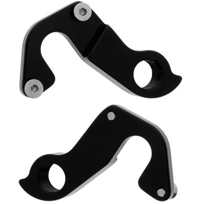 Gancheira, G052, Alumínio Cnc, Anodizado Preto, 2 Parafusos: Cannondale Trail Sl/29 ER/ Caad 8/ Trail 5 Gantech – foto 1