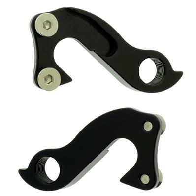 Gancheira, G093, Alumínio Cnc, Anodizado Preto, 2 Parafusos: Caloi Vitus 29/ Elite Aluminium 2018, Groove Ska Gantech – foto 1