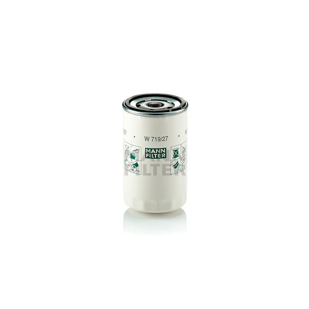 Filtro Blindado Óleo Lubrificante Mann-filter W7192 Ford Escort/Focus/Edge/Ranger/Mondeo/Courier/Fiesta/Ecosport/Ka/Versailles/Taurus, Jeep Cherokee