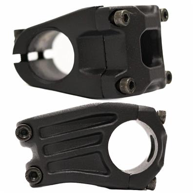 Suporte de Guidão, Ahead, Falcon, 31,8x40mm, 0º, Alumínio, Preto, 4 Parafusos, 200G- Gtu Unicicle – foto 1