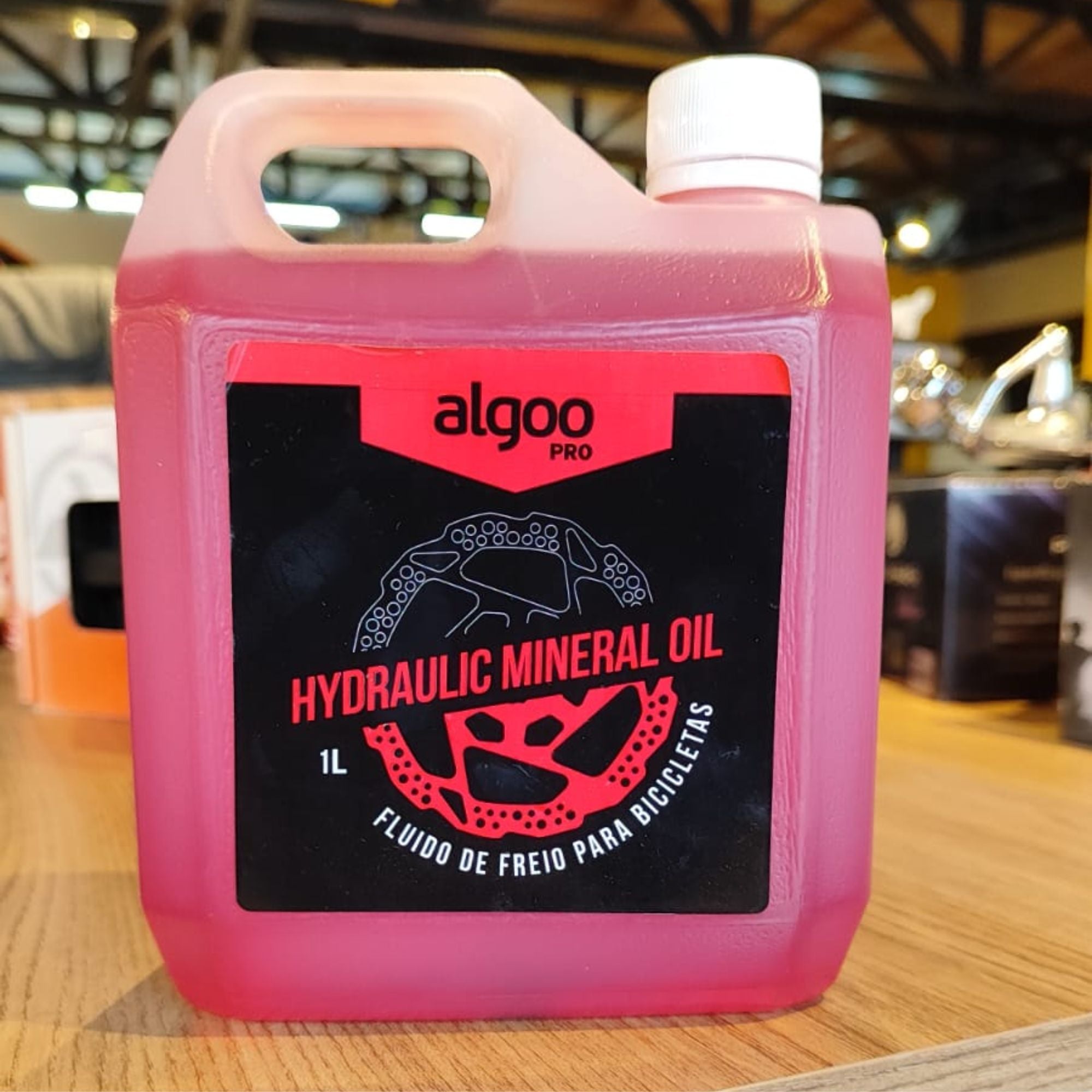 Fluido Óleo Mineral Freio Hidráulico Bike Algoo 1 Litro
