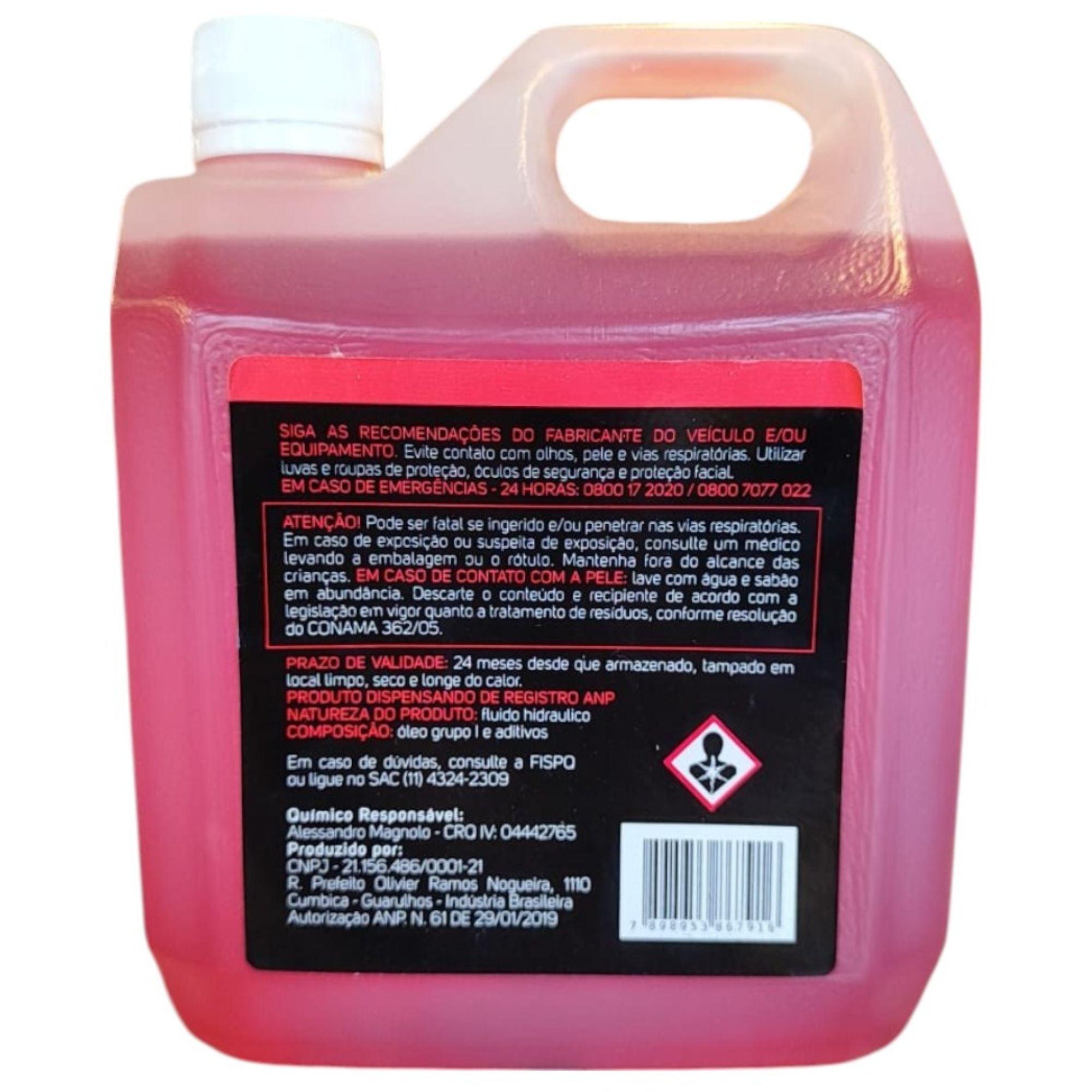 Fluido Óleo Mineral Freio Hidráulico Bike Algoo 1 Litro