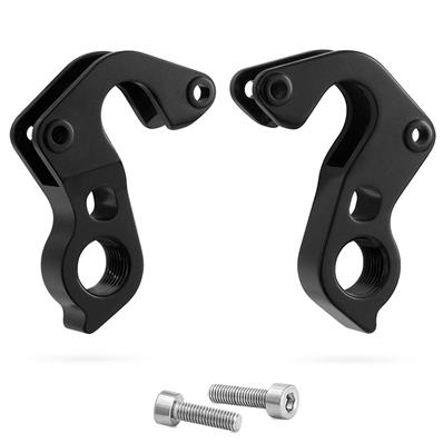 Gancheira, G362, Alumínio Cnc, Anodizado Preto, 2 Parafusos: Audax Ventus Stelvio 2018/19 / Cannondale Supersix Gantech – foto 1