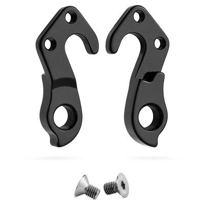 Gancheira, G045, Alumínio Cnc, Anodizado Preto, 2 Parafusos: Trek, Trinx X8 Pro 29, Trek Marlin 5, Trek Hardtail 4-9 Series Gantech – foto 1