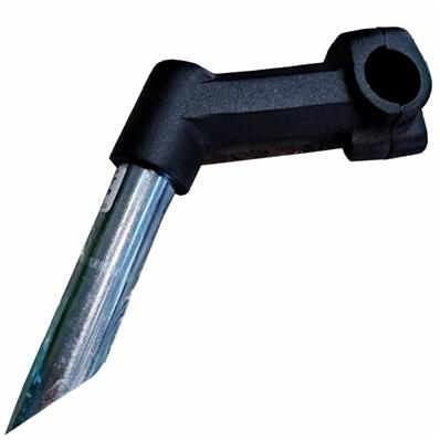 Suporte de Guidão, Mtb, Frontal, 22,2mm, +25º, Alumínio Preto, 3 Parafusos, sem Expander 25,4mm - Gtu Unicicle – foto 1