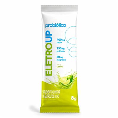 Repositor Eletrolitico, Probi Eletroup, 8G, 10 Sachês, Limao, Pó Formulado com 400MG Sódio, 250MG Potássio, 80MG Magnésio Probiotica – Caixa – foto 1