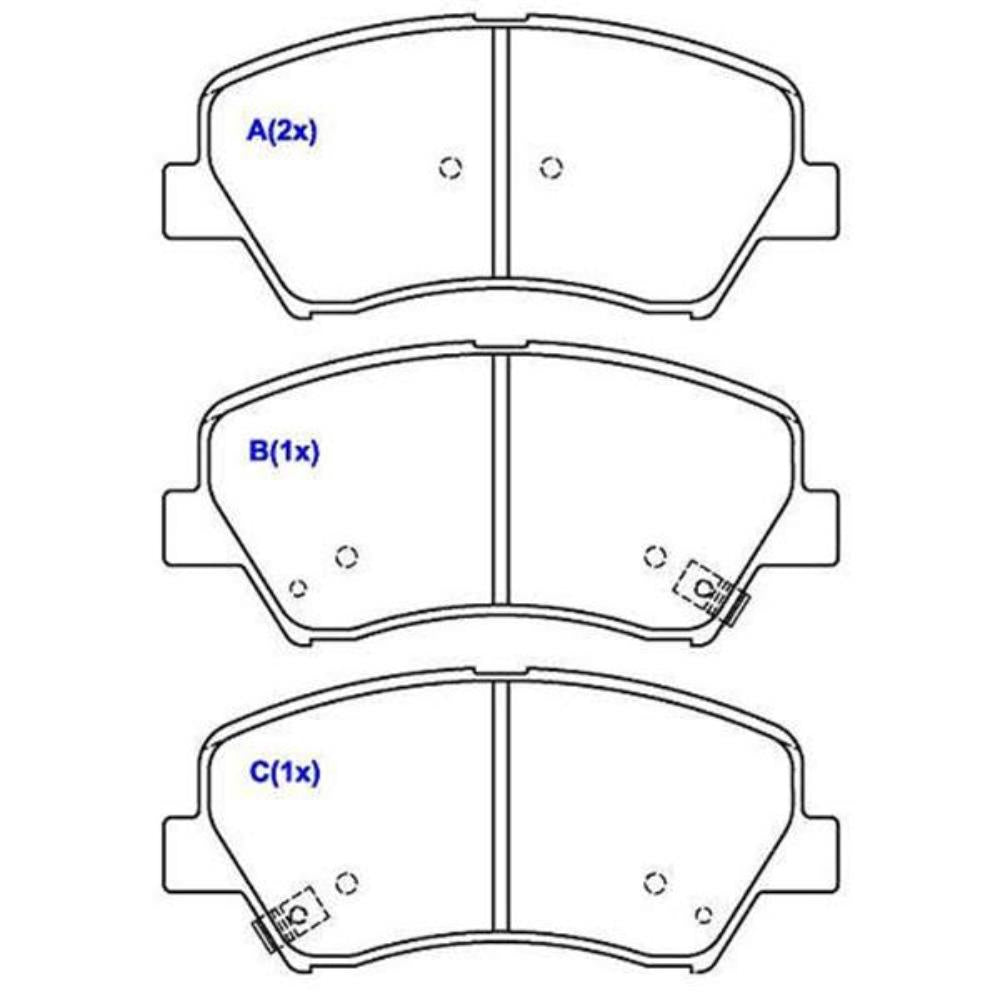 Pastilha de Freio Syl 5264 Hyundai Elantra/Santa FÉ/I30/Veloster, Kia Cerato/Sorento