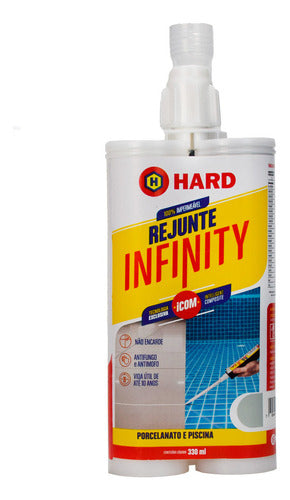 Rejunte Infinity Porcelanato 330ml - Hard Diversas Cores