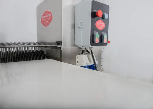 Cortador De Toucinho Industrial Com 2 Esteiras - Inox Desing